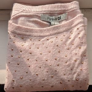 Rose Gold Sparkle Sweater